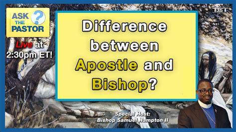 difference between apostle and bishop